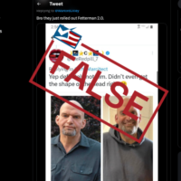 Posts on Social Media Use Different Photos of Fetterman to Boost Bogus Claim