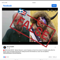 Early Release of ‘QAnon Shaman’ Due to Plea and Prison Protocols, Contrary to Online Claims