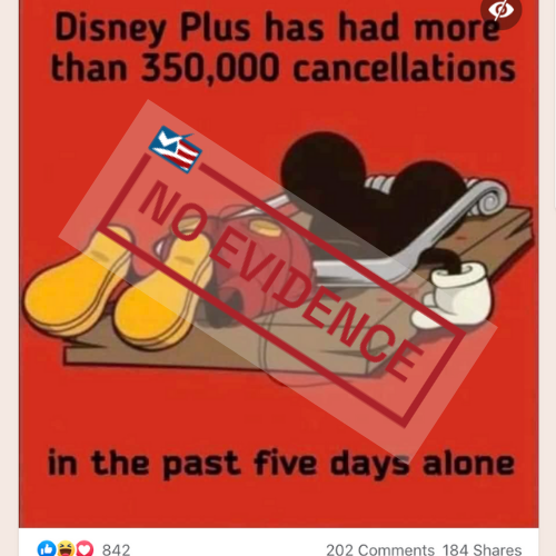 Posts Spread Unfounded Claims About Disney Company’s Financial Health