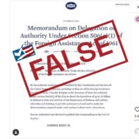 Posts Share Bogus Memo to Falsely Claim U.S. Is Sending Additional $8 Billion to Israel