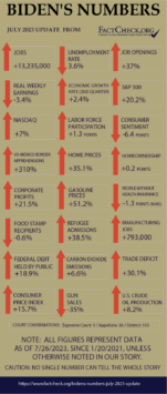 Biden's Numbers, July 2023 Update - FactCheck.org