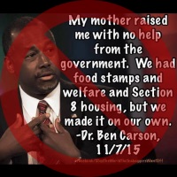 Phony Ben Carson Quote About Public Assistance