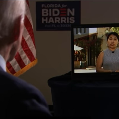 Biden Was Looking at a TV Screen, Not a Teleprompter - FactCheck.org