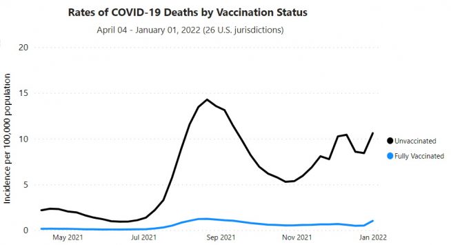 cdc number of deaths from covid vaccine