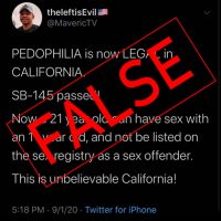 California Bill Doesn’t Make Pedophilia ‘Legal’