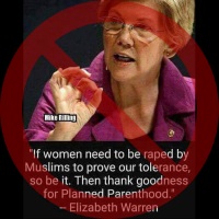 Fake Elizabeth Warren Quote About Rape