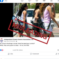 Students in Israel Don’t Carry Guns to Class, Contrary to Social Media Posts