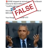 Posts Spread False Claim About DOGE Halting Supposed Obamacare ‘Royalties’