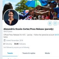 Parody Ocasio-Cortez Tweet Mistaken as Real