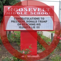 Sign of the Times: Phony Photo Politicizes School