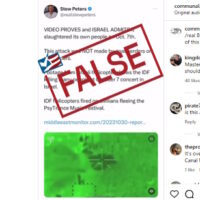 Social Media Posts Misrepresent Video of IDF Aircraft Attack
