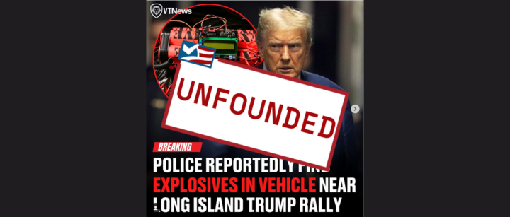 Posts Misrepresent Police Reports Preceding Trump Rally in New York