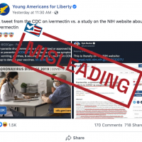 Facebook Post Misleads on NIH’s Position on Ivermectin