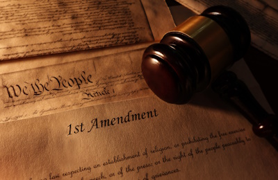 Court cases that 2024 violate the 1st amendment