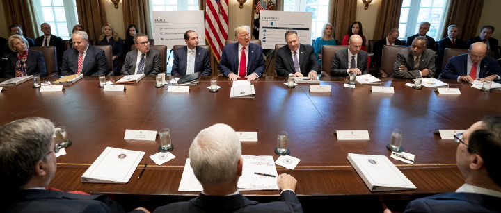 Trump S Error Filled Cabinet Meeting Factcheck Org