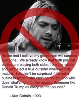 Fake Kurt Cobain Quote about Trump - FactCheck.org
