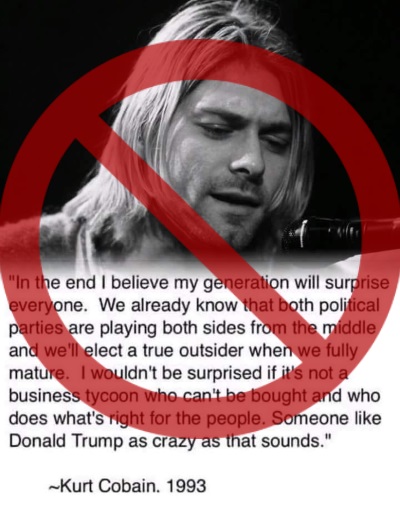 Fake Kurt Cobain Quote About Trump Factcheck Org