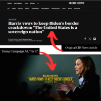 Another Deceptive Trump Ad Attacks Harris Using Partial Quotes from News Outlets